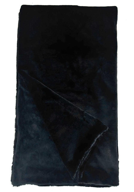 Signature Series Black Sheared Beaver Faux Fur Throws Signature Series Black Sheared Beaver Faux Fur Throws