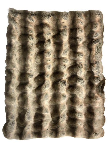 Truffle Chinchilla Faux Fur Pampered Pet Throw Truffle Chinchilla Faux Fur Pampered Pet Throw