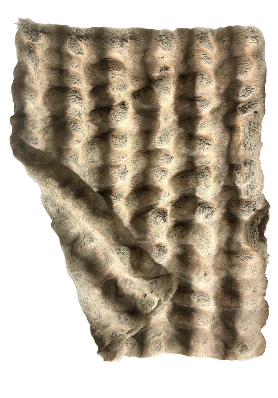 Truffle Chinchilla Faux Fur Pampered Pet Throw Truffle Chinchilla Faux Fur Pampered Pet Throw