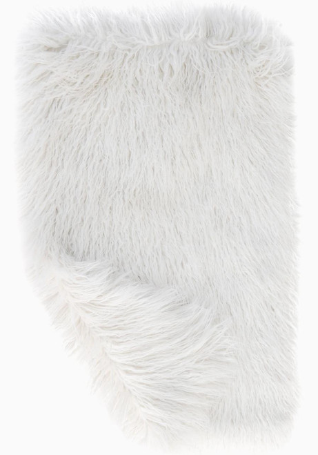 White Tibetan Lamb Faux Fur Pampered Pet Throw White Tibetan Lamb Faux Fur Pampered Pet Throw