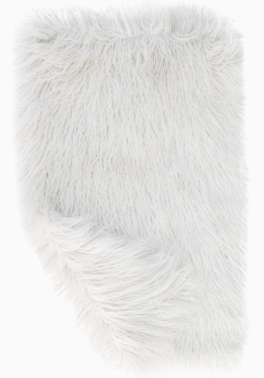 White Tibetan Lamb Faux Fur Pampered Pet Throw White Tibetan Lamb Faux Fur Pampered Pet Throw