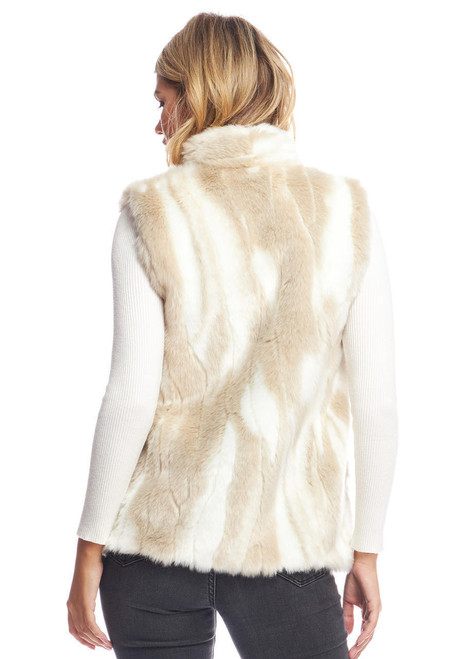 Winter Rabbit Faux Fur Hook Vest   Winter Rabbit Faux Fur Hook Vest